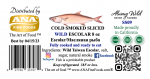 Wild escolar cold smoked, 8 oz vacuum pack